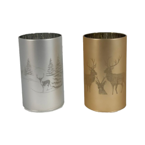 LED Hirsch Windlicht 1